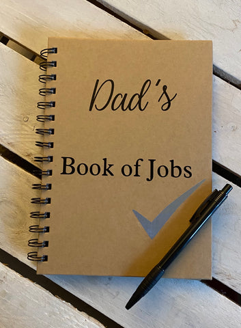 Dad’s Book of Jobs A5 Notebook