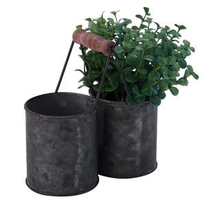 Zinc Twin Pot