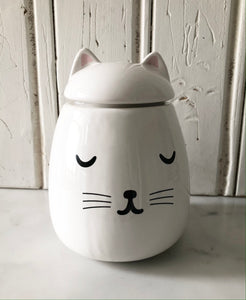 Cat Storage Jar Cat Treat Jar