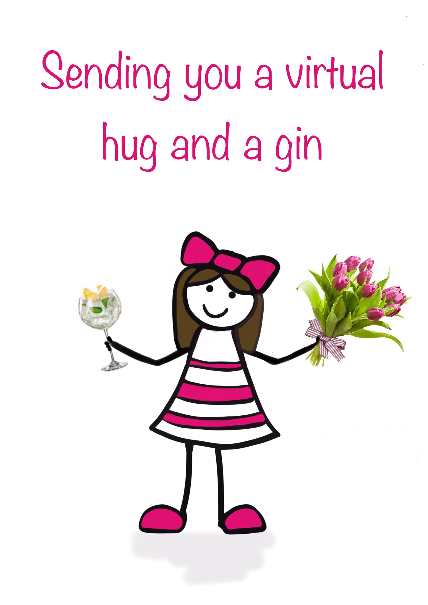 FDE107 Virtual hug and a Gin